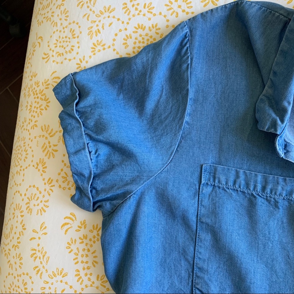 Blue Button Down - Picture 5 of 6